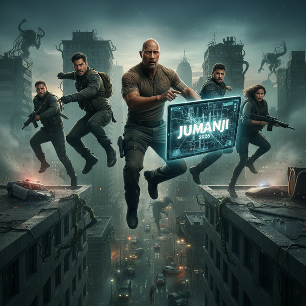 Dwayne Johnson and Team Face Urban Peril in First Glimpse of Jumanji 4