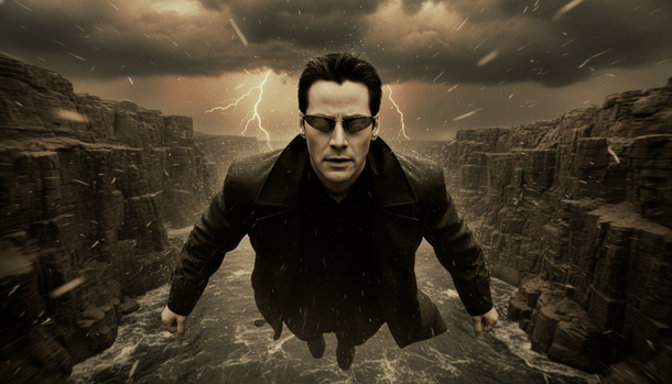Neo’s Skyward Flight in The Matrix: Unraveling the Movie’s Final Message