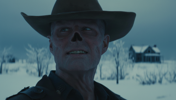 Fallout Unveils Ghoul’s Twisted Christmas Fireplace With New Vegas Cameo