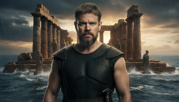 Matt Damon Suits Up as Odysseus in Nolan’s The Odyssey Poster