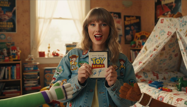 Taylor Swift Goes Full Fangirl at Toy Story 5 Premiere, Gets the Cast to Sign Her Original VHS