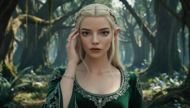 Anya Taylor-Joy is Middle-earth’s newest elf in The Lord of the Rings: The Hunt for Gollum