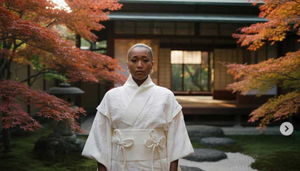 Naomi Osaka serves anime style at Wimbledon with a statement kimono