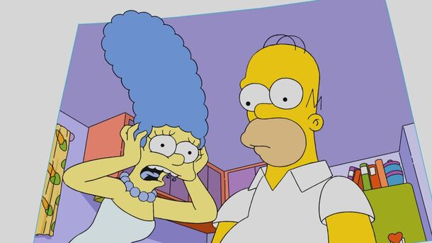 Seven Years Later, The Simpsons Can’t Resist Parodying Netflix’s Sci-Fi Phenomenon Again