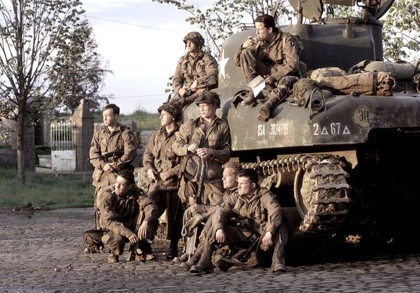 Where was Band of Brothers filmed in the UK?