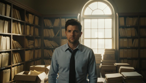 For The Aviator, Adam Scott filed an FBI request—then received a box of government documents
