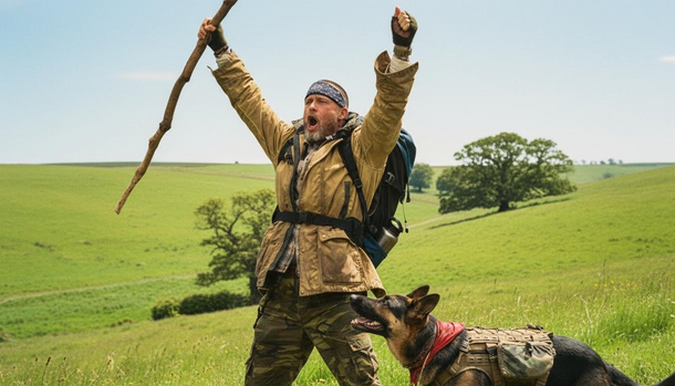 A four-legged co-star still gets Brad Pitt emotional while filming