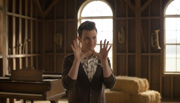 Fans have Chris Colfer spooked about a 'Glee' revival return