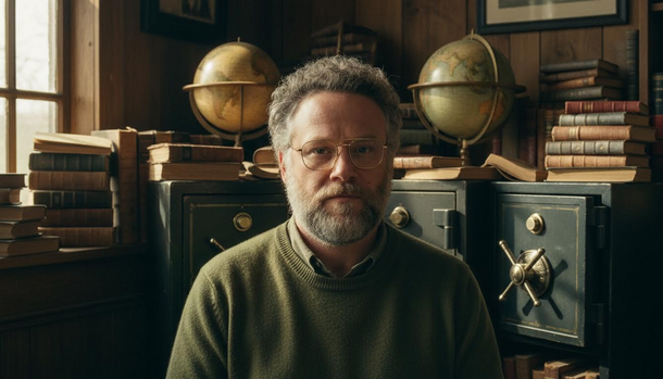 Why does Seth Rogen fear dying with too much money?
