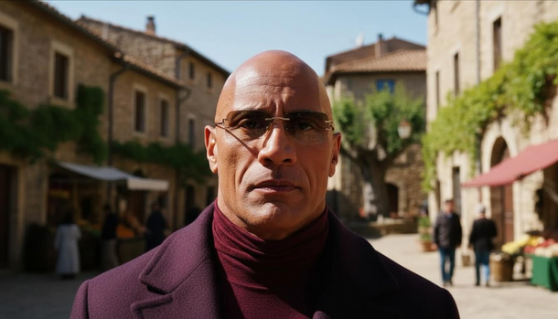 Meet 70-year-old Dwayne Johnson in Benny Safdie's 'Lizard Music'