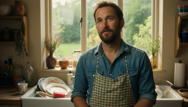 Noah Wyle breaks down his household chore split: “The sink is my domain”
