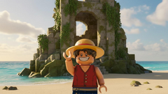 David Dastmalchian, Callum Kerr, Julia Rehwald Freak Out Over Their LEGO One Piece Minifigs