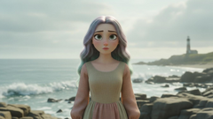 Exclusive look: Netflix previews its bittersweet animated romance 'In Waves'