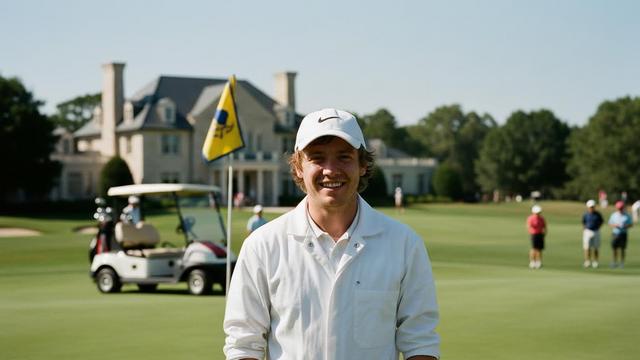 Niall Horan’s Caddie Cameo for Rory McIlroy Ends With a Live TV Tumble