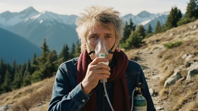 Rod Stewart, 81, grabs an oxygen tank mid-show to power through Utah’s thin air