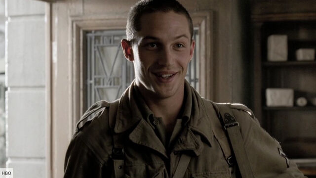 What episode of Band of Brothers was Tom Hardy in? Look for him in the series' hardest hour to watch