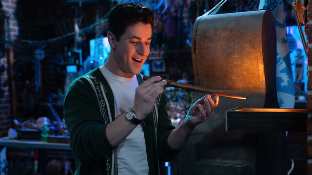 How does Justin have magic in Wizards Beyond Waverly Place?
