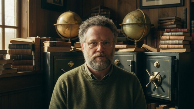 Why does Seth Rogen fear dying with too much money?